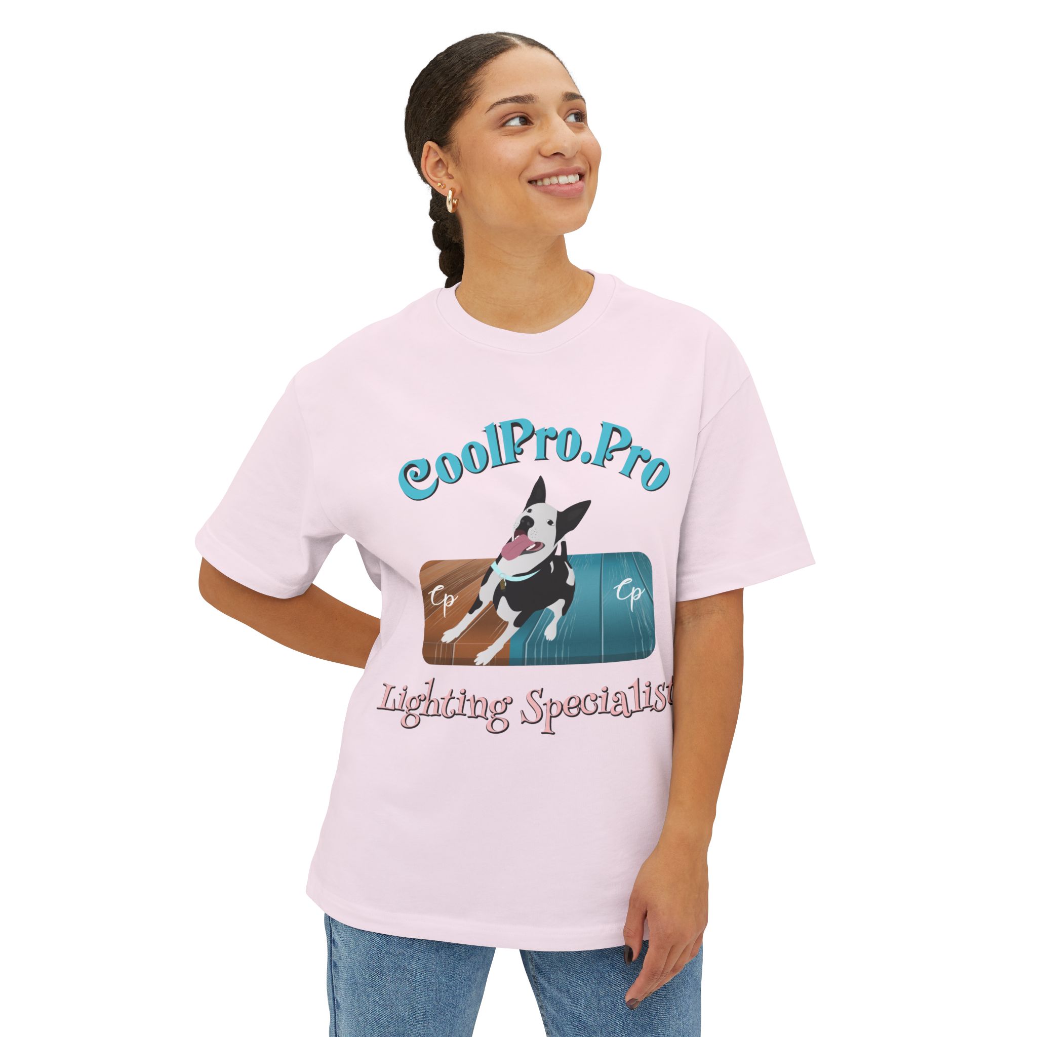 CoolPro Fun & Trendy Fetch Doggy outside Unisex Oversized Boxy Tee - Image 7