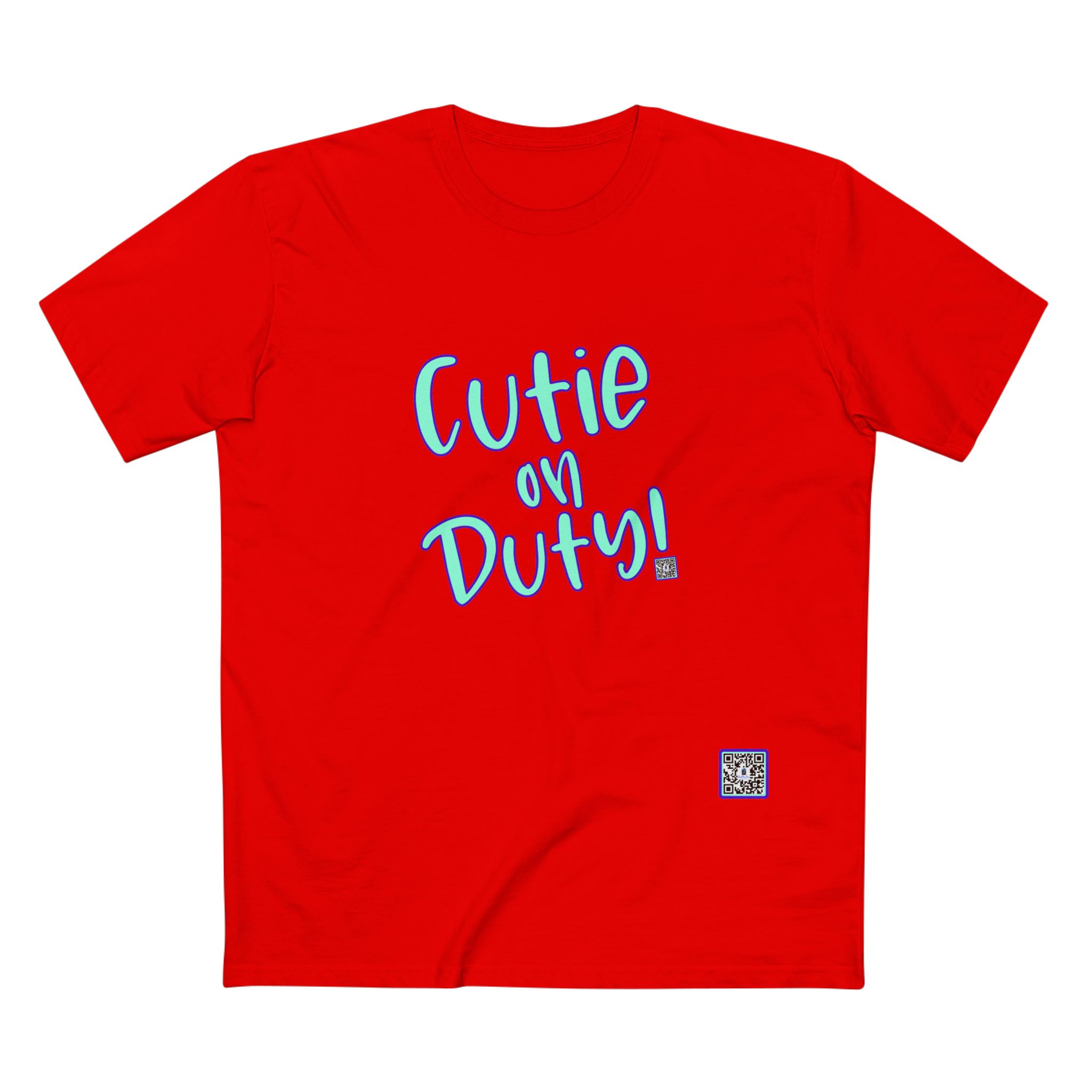 Cute Adult Tee: 'Cutie on Duty!' Funny Shirt, Casual Wear, Gifts for Her, Birthday Surprise, Everyday Comfort - Image 5