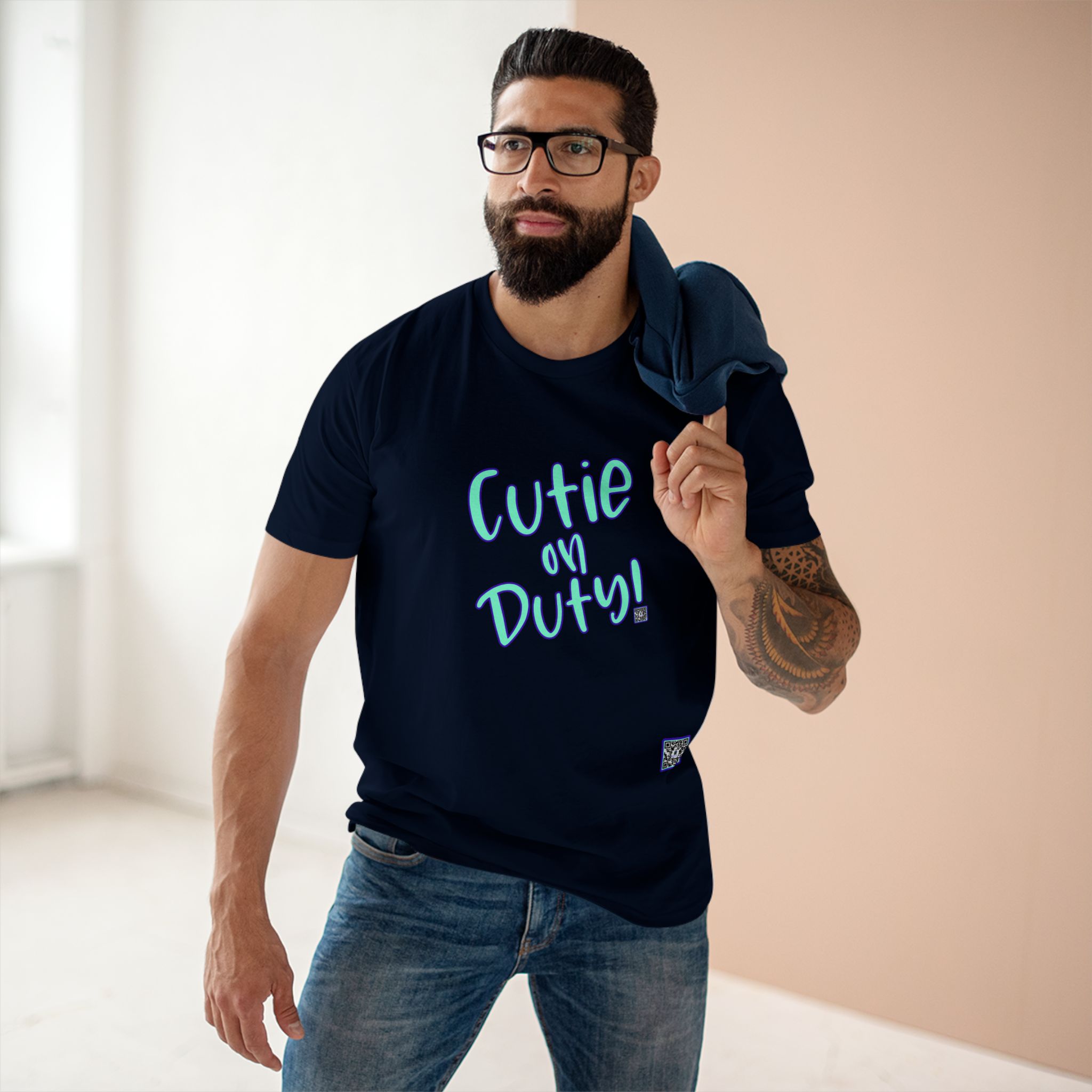 Cute Adult Tee: 'Cutie on Duty!' Funny Shirt, Casual Wear, Gifts for Her, Birthday Surprise, Everyday Comfort - Image 39