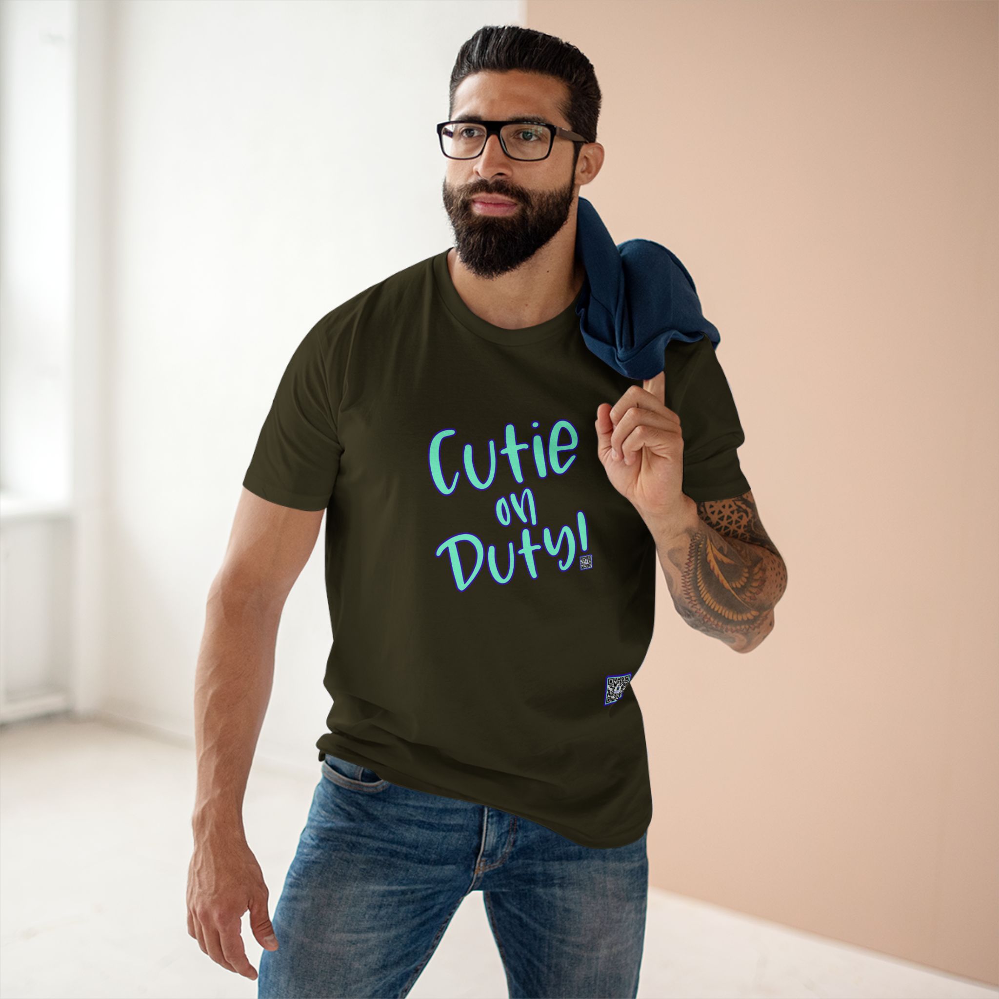 Cute Adult Tee: 'Cutie on Duty!' Funny Shirt, Casual Wear, Gifts for Her, Birthday Surprise, Everyday Comfort - Image 31