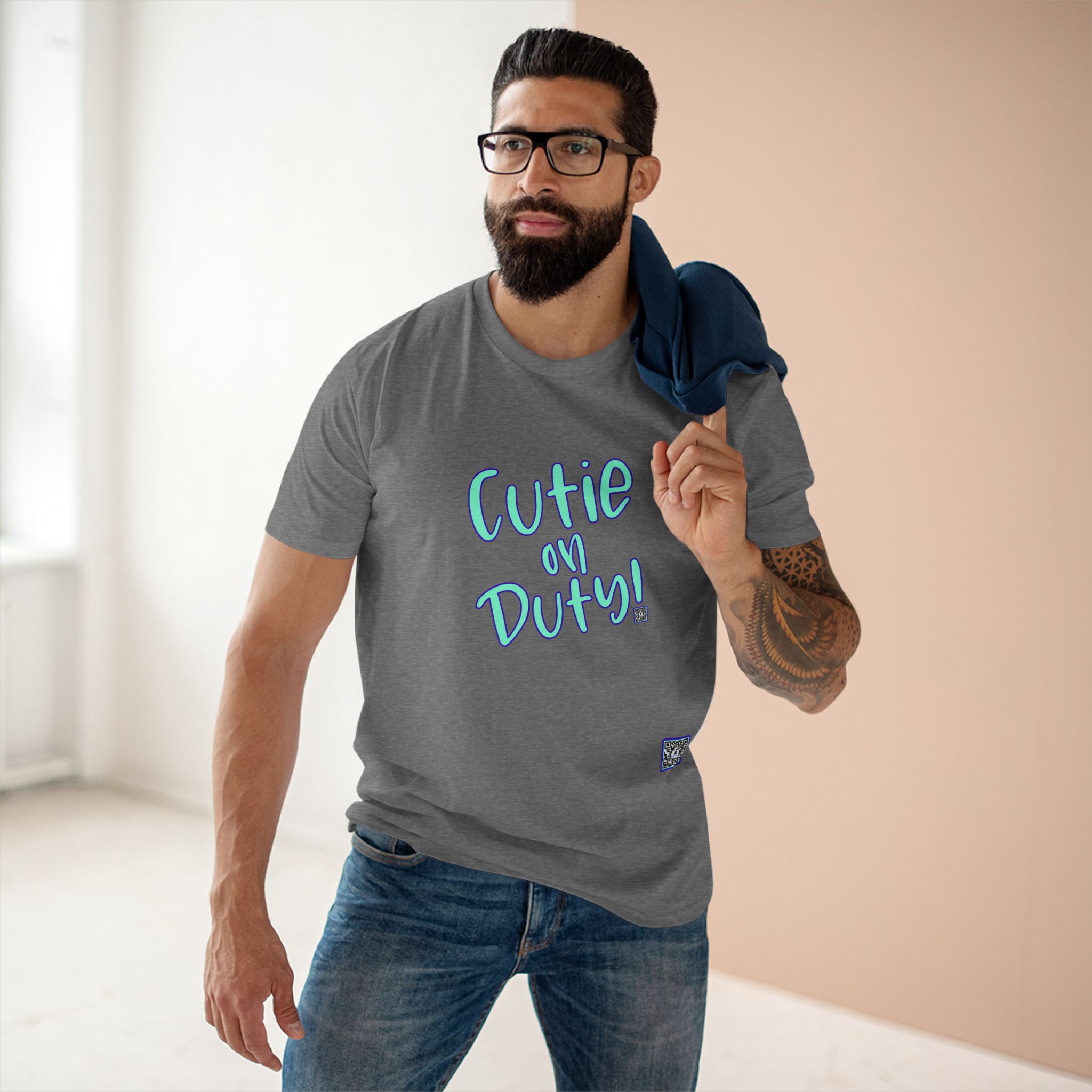 Cute Adult Tee: 'Cutie on Duty!' Funny Shirt, Casual Wear, Gifts for Her, Birthday Surprise, Everyday Comfort - Image 27