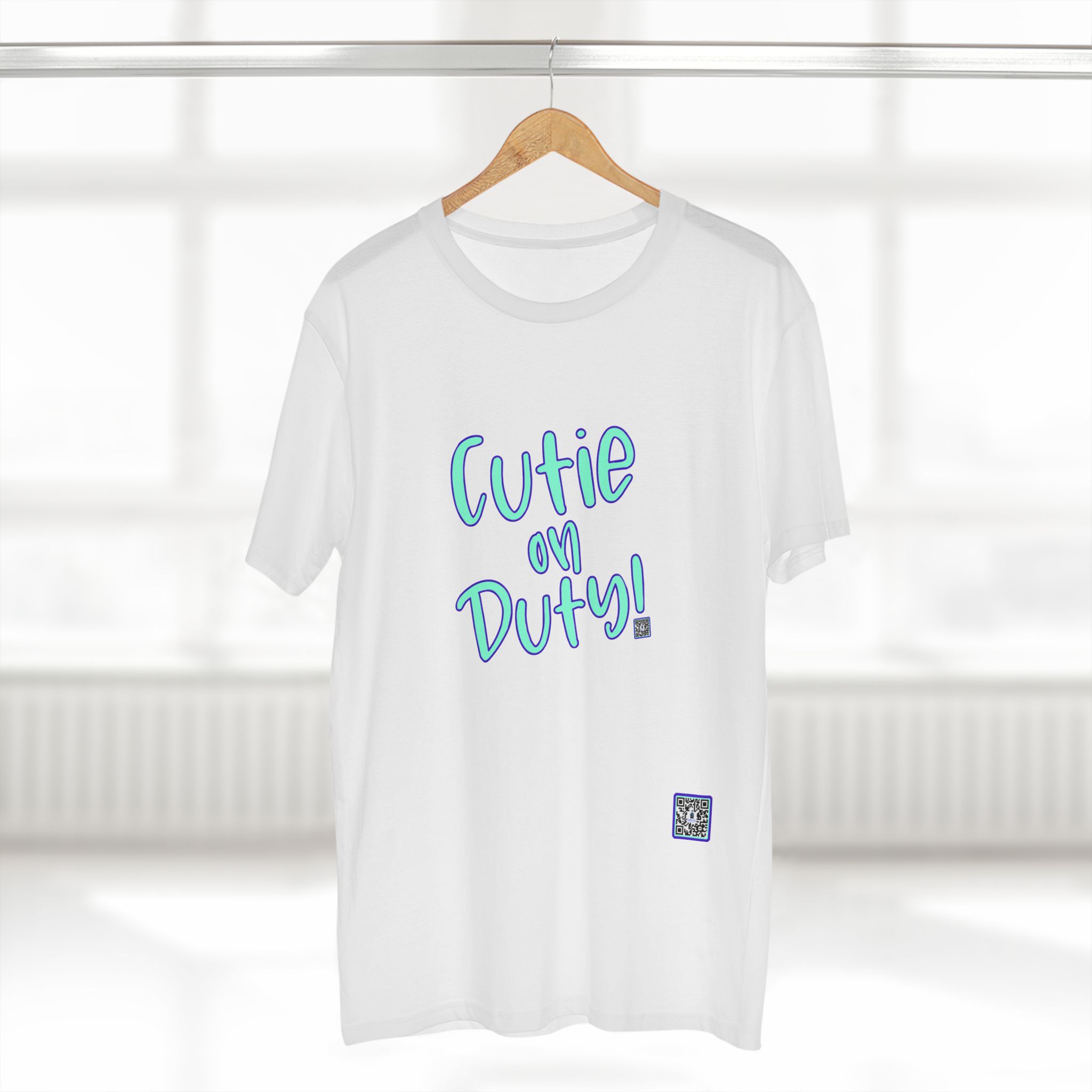 Cute Adult Tee: 'Cutie on Duty!' Funny Shirt, Casual Wear, Gifts for Her, Birthday Surprise, Everyday Comfort - Image 4