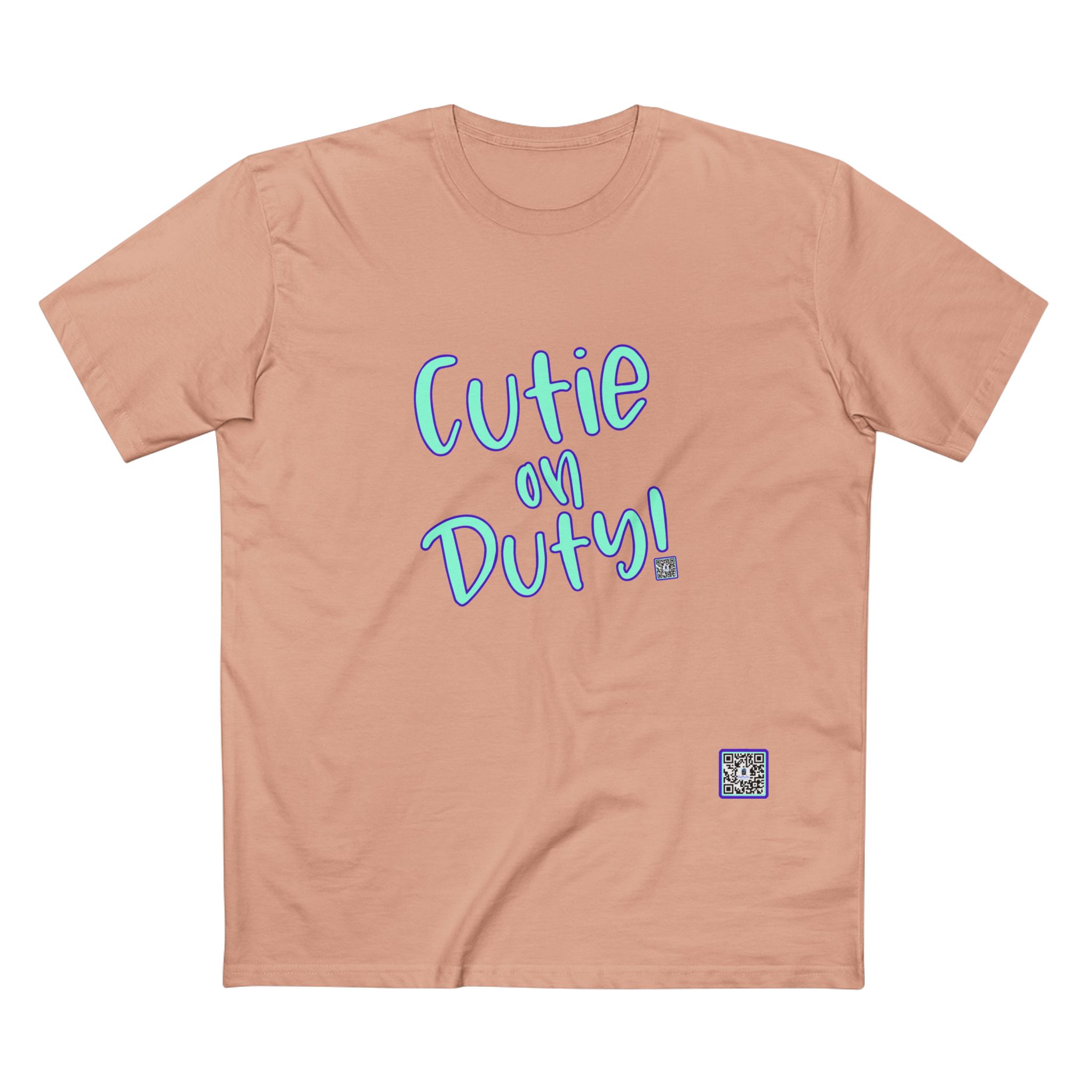 Cute Adult Tee: 'Cutie on Duty!' Funny Shirt, Casual Wear, Gifts for Her, Birthday Surprise, Everyday Comfort - Image 17