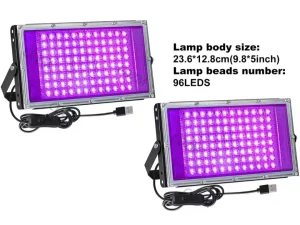 2 pack UV Party Decoration Black Light.