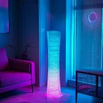 Standing RGB LED Paper Lamp
