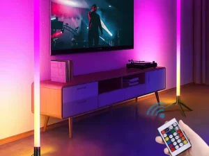 2pack Smart Atmospheric Standing Decor Lights w/ Cool FX & Remote.