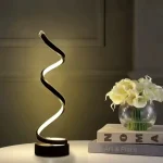 Spiral Home Decoration Desk Lamp