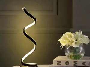 Spiral Home Decoration Desk Lamp