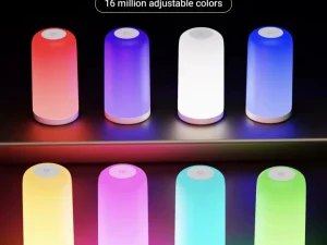 Smart Touch Desk Lamp Rechargeable w/ colors & FX